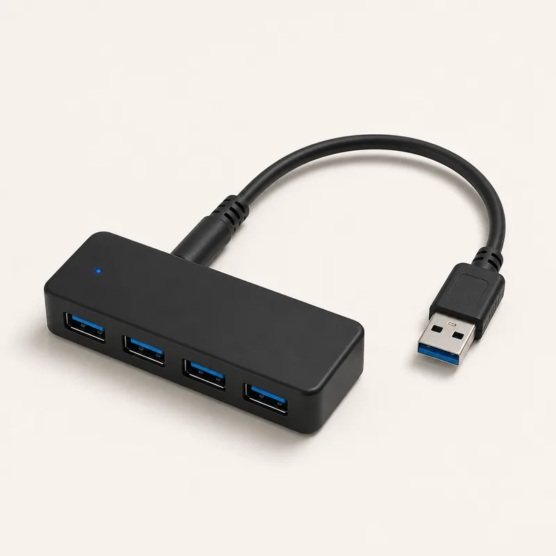 Powered 4-Port USB Hub for Fingerprint Enrollment Desks